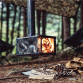 Titanium Folding Burning Stove With Chimney